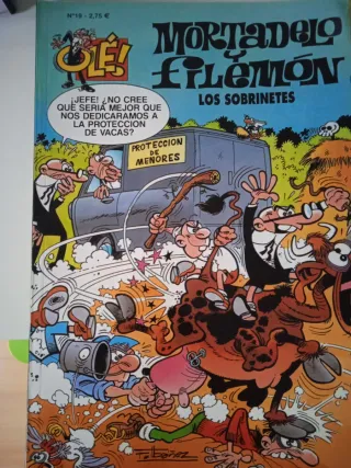 Olé 19. Mortadelo y Filemón. Los sobrinetes.
