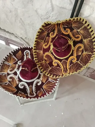 2 Sombreros Charros Bordados Auténticos
