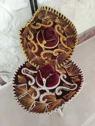 2 Sombreros Charros Bordados Auténticos