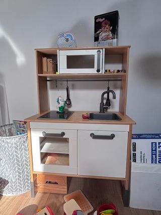 Cocinita IKEA DUKTIG Madera + Accesorios