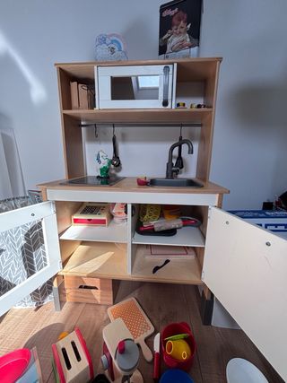 Cocinita IKEA DUKTIG Madera + Accesorios