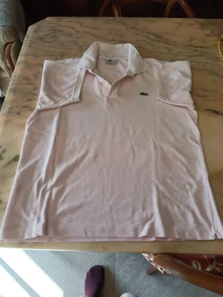 Camiseta Polo Lacoste Rosa