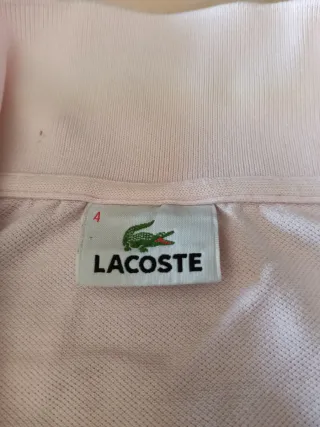 Camiseta Polo Lacoste Rosa