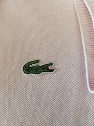 Camiseta Polo Lacoste Rosa