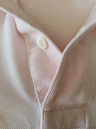 Camiseta Polo Lacoste Rosa