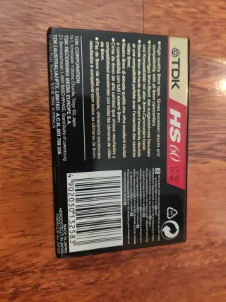 Cinta TDK 8mm HS 60 min