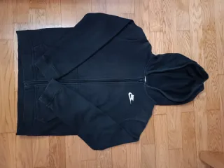 Sudadera Nike con cremallera negra talla XL niño