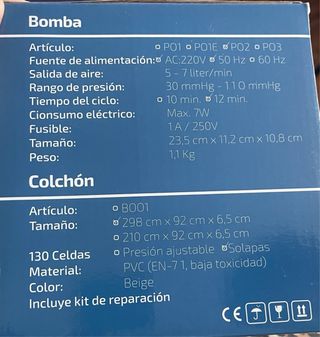 Colchón antiescaras