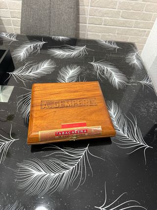 Caja de madera A. Gempeli Tabacalera