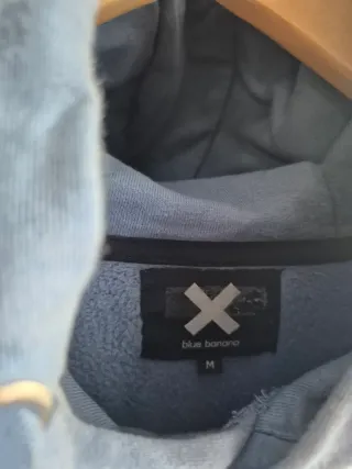 Sudadera Blue Banana con capucha Talla M