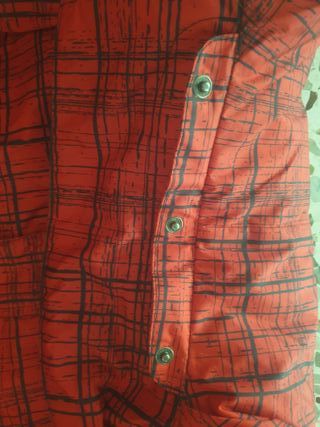 Giacca da neve Etirel rossa a quadri