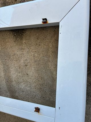 Ventana aluminio blanca