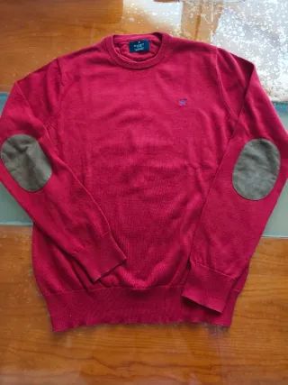 Jersey Hackett niño,color granate, talla 13-14 año