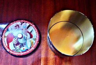 Caja de metal Panettone Navidad