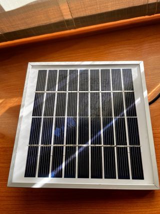 Cargador Solar Panel casero 18x18cm