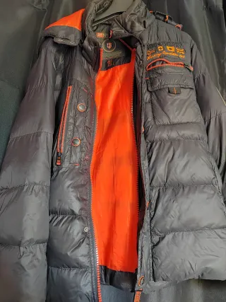 Norway Geographical Giubbotto Uomo Nero Arancione