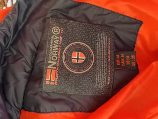 Norway Geographical Giubbotto Uomo Nero Arancione