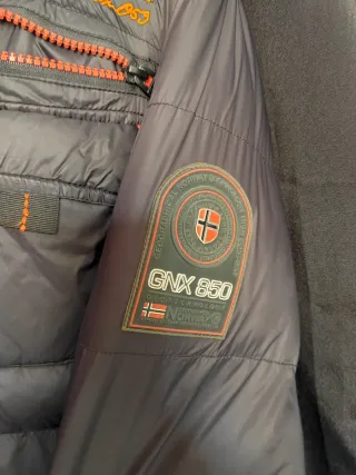 Norway Geographical Giubbotto Uomo Nero Arancione