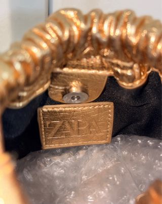 Bolso Zara Dorado