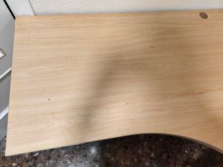 Escritorio grande madera con cajonera