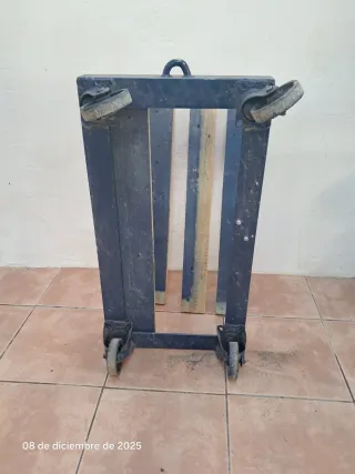 Carro o plataforma inox para transportar cosas pes