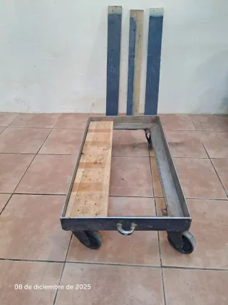 Carro o plataforma inox para transportar cosas pes