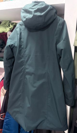 Abrigo Térmico mujer verde oscuro talla L