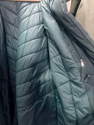 Abrigo Térmico mujer verde oscuro talla L