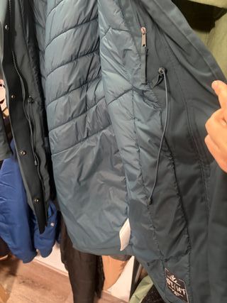 Abrigo Térmico mujer verde oscuro talla L