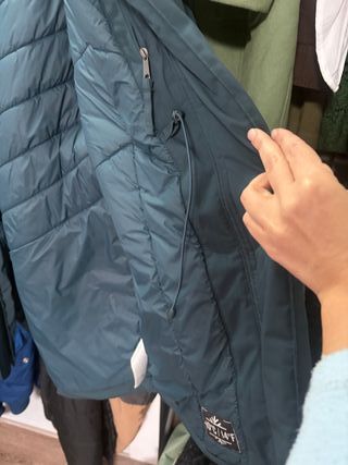 Abrigo Térmico mujer verde oscuro talla L