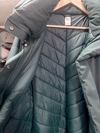 Abrigo Térmico mujer verde oscuro talla L