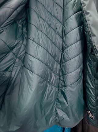 Abrigo Térmico mujer verde oscuro talla L