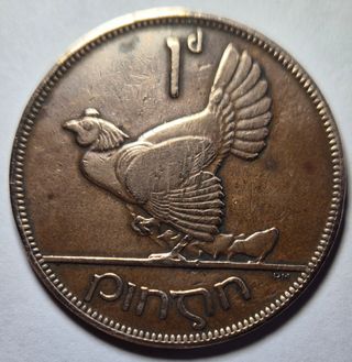 Irlanda,1 Pingin 1928 in bronzo.Condizione SPL.