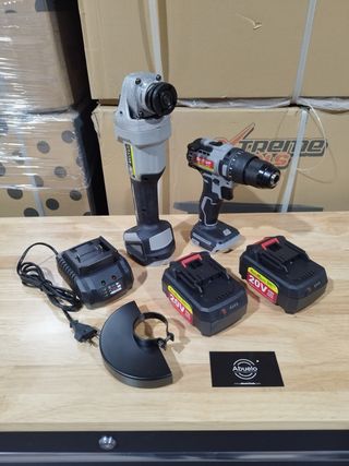 Amoladora y Taladro Atornillador