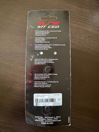 Cámara bici 20” Schrader + bidón y portabidón