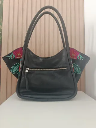 Bolso Desigual Piel Flores Multicolor