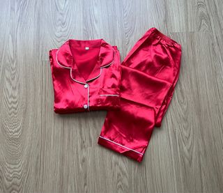 Pijama rojo M