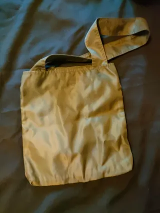 Bolso de poliéster con cara de perro