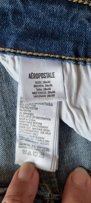 Pantalón vaquero skinny Aeropostale azul