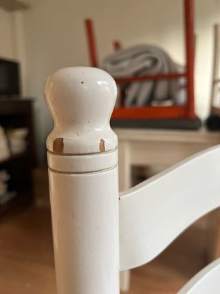 4 Sedie in legno massello