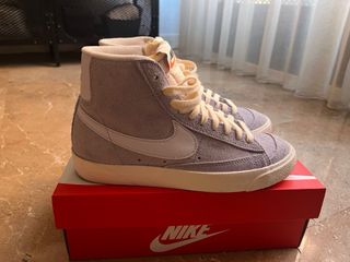 Zapatillas Nike Blazer Mid 38.5 Morado/Blanco
