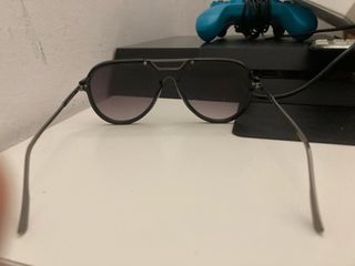 Gafas de sol aviador negras y grises