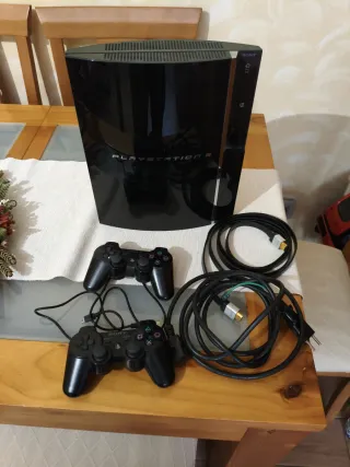 Consola PS3 Sony Nera + 2 Manetti