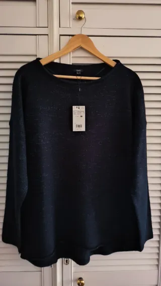 Jersey azul noche con brillo OVS 46 48 50