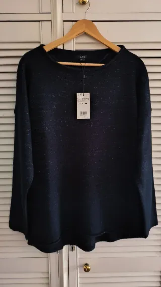 Jersey azul noche con brillo OVS 46 48 50