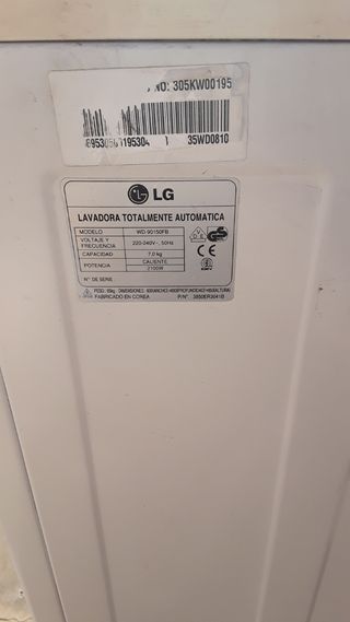 Lavadora LG Intellowasher 7kg