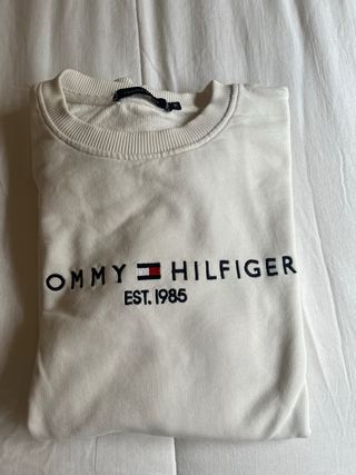 Sudadera Tommy Hilfiger Mujer Beige Talla M.