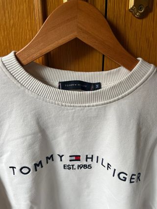 Sudadera Tommy Hilfiger Mujer Beige Talla M.