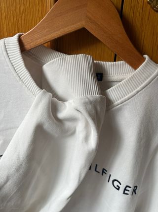 Sudadera Tommy Hilfiger Mujer Beige Talla M.