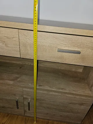 Mueble recibidor madera roble cambrian.